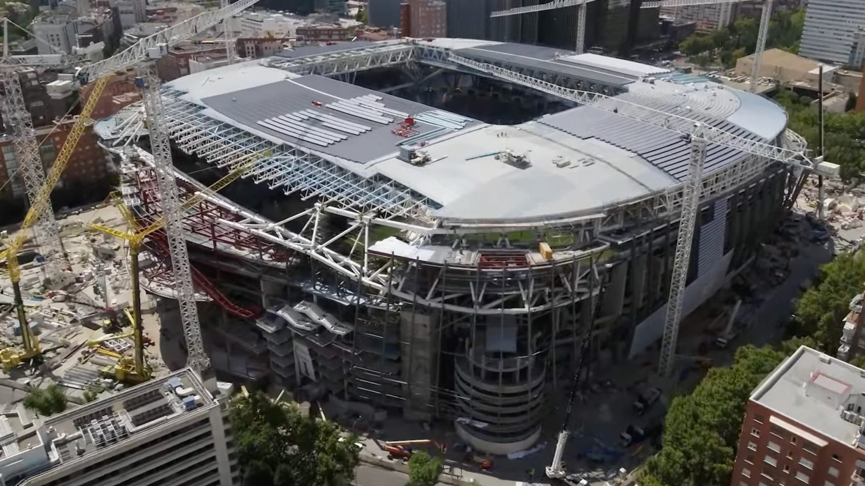 Video Shows Construction Of Real Madrids Bernabéau Stadium With