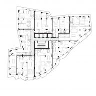 Example floor plan of Skanderbeg Building by MVRDV