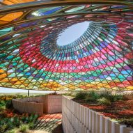 Studio Other Spaces creates colourful conical glass pavilion for Californian winery