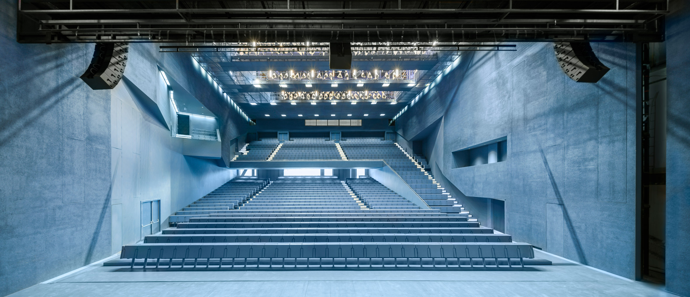 The Blue Box theatre at Taipei Performing Arts Center by OMA