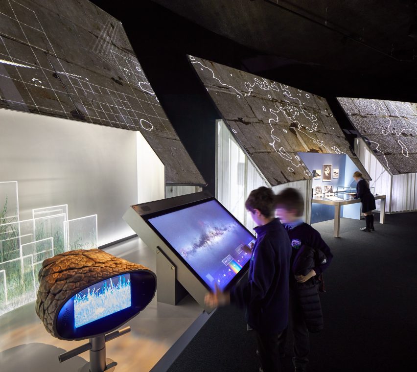 Exhibition space dedicated to astronomy