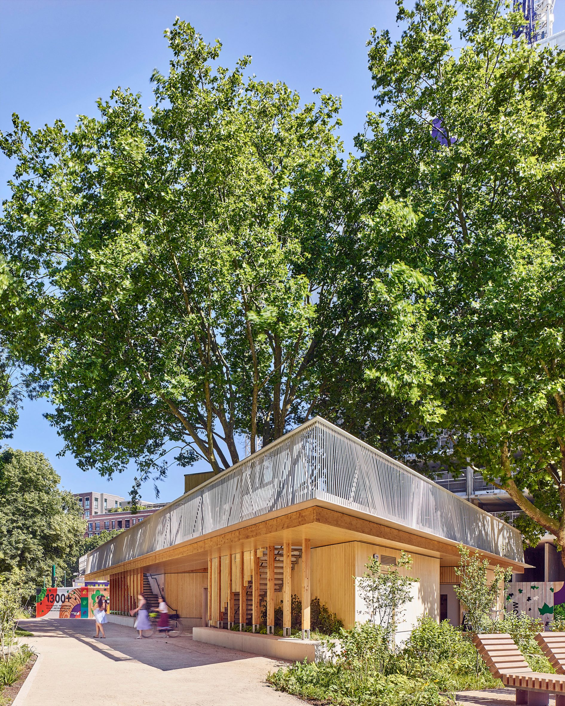 The Tree House pavilion by Bell Phillips