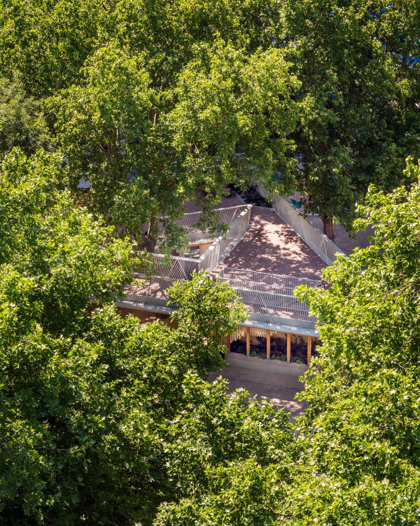 Aerial view of The Tree House in London