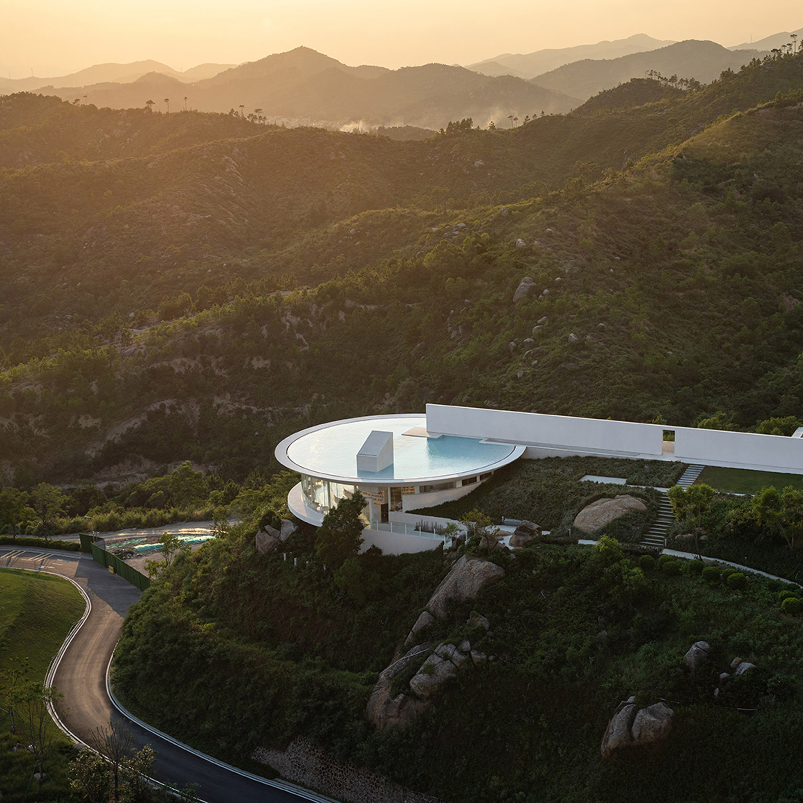 Water Drop Library in Shuangyue Bay, China, by 3andwich Design