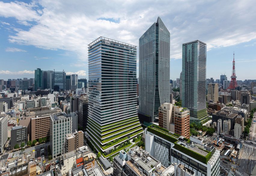 Ingenhoven Associates 摩天大楼在东京