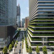 Plant-covered skyscrapers in Tokyo by Ingenhoven Associates
