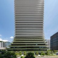 Plant-covered skyscrapers in Tokyo by Ingenhoven Associates