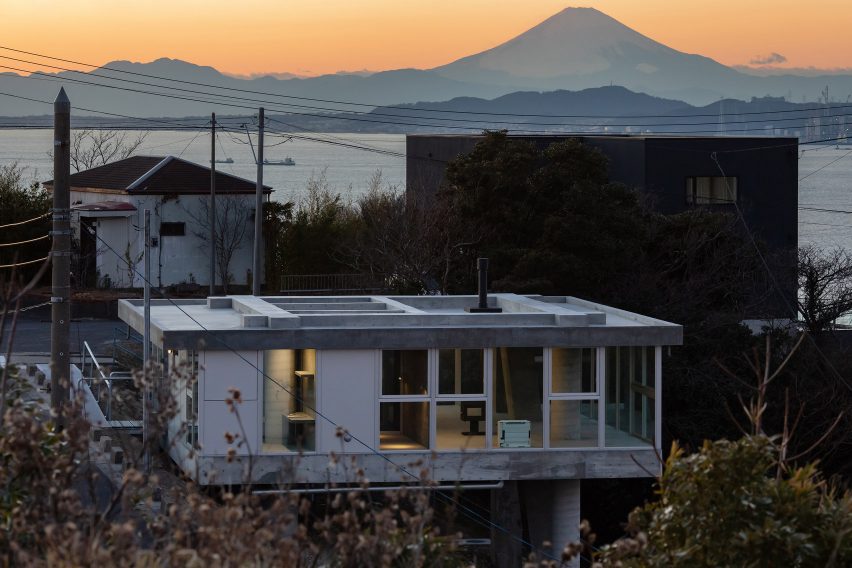 Rooftop of Torus House in Japan