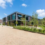 Exterior of The Dyson Building at Gresham's School by WilkinsonEyre