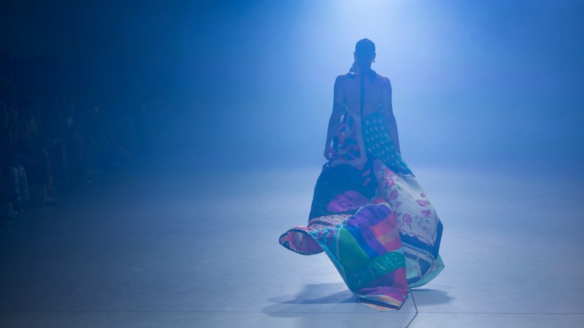 1/OFF creates collection from vintage tablecloths and scarves at Amsterdam Fashion Week