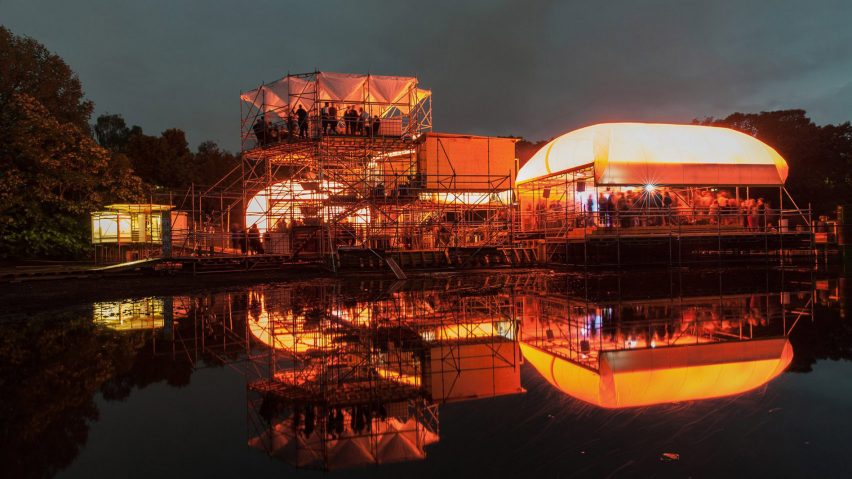 Copenhagen Architecture Festival at night