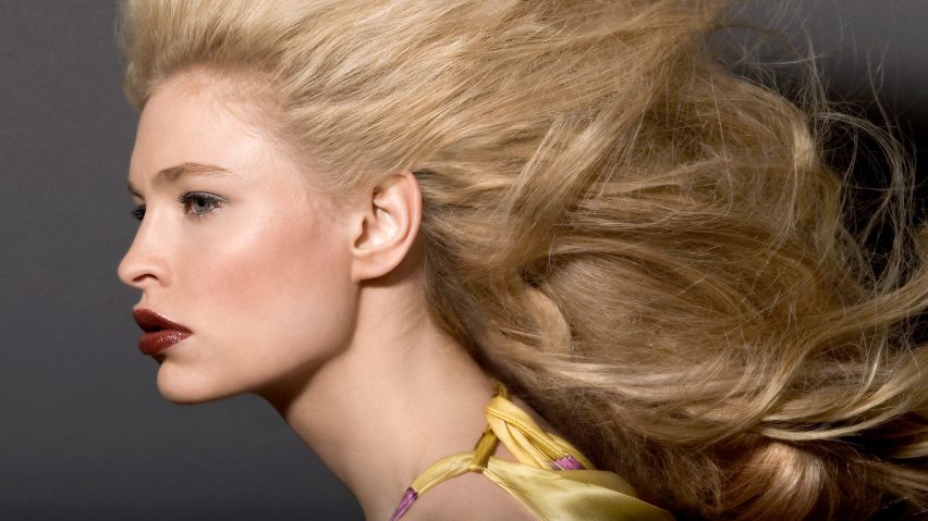 An image of a blond model