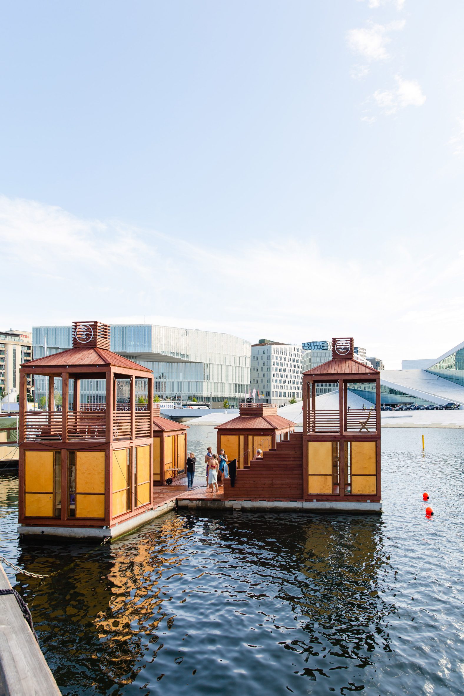 Bademaschinen by ACT! Studio and Borhaven Arkitekter on Oslo Harbour