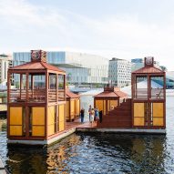 ACT! Studio and Borhaven Arkitekter add "joyous" floating sauna to Oslo harbour