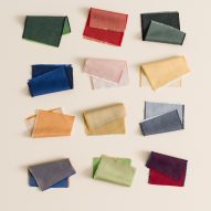 Swatches of colourful Billow fabrics by Almedahls