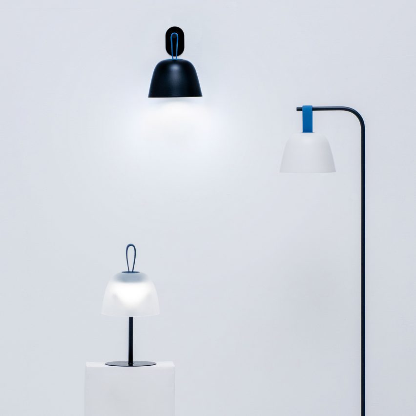 Table lamps, wall lamps and floor lamps Bell by Seiki Design studio
