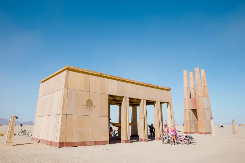 Solar shrine Burning Man 2022