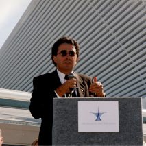 Santiago Calatrava at opening