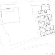 Second floor plan of De Sijs co-housing by Officeu Architects