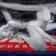 Studio Dennis Vanderbroeck erects world's largest inflatable sculpture for Diesel Spring Summer 2023 show