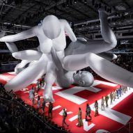 Studio Dennis Vanderbroeck erects world's largest inflatable sculpture for Diesel show