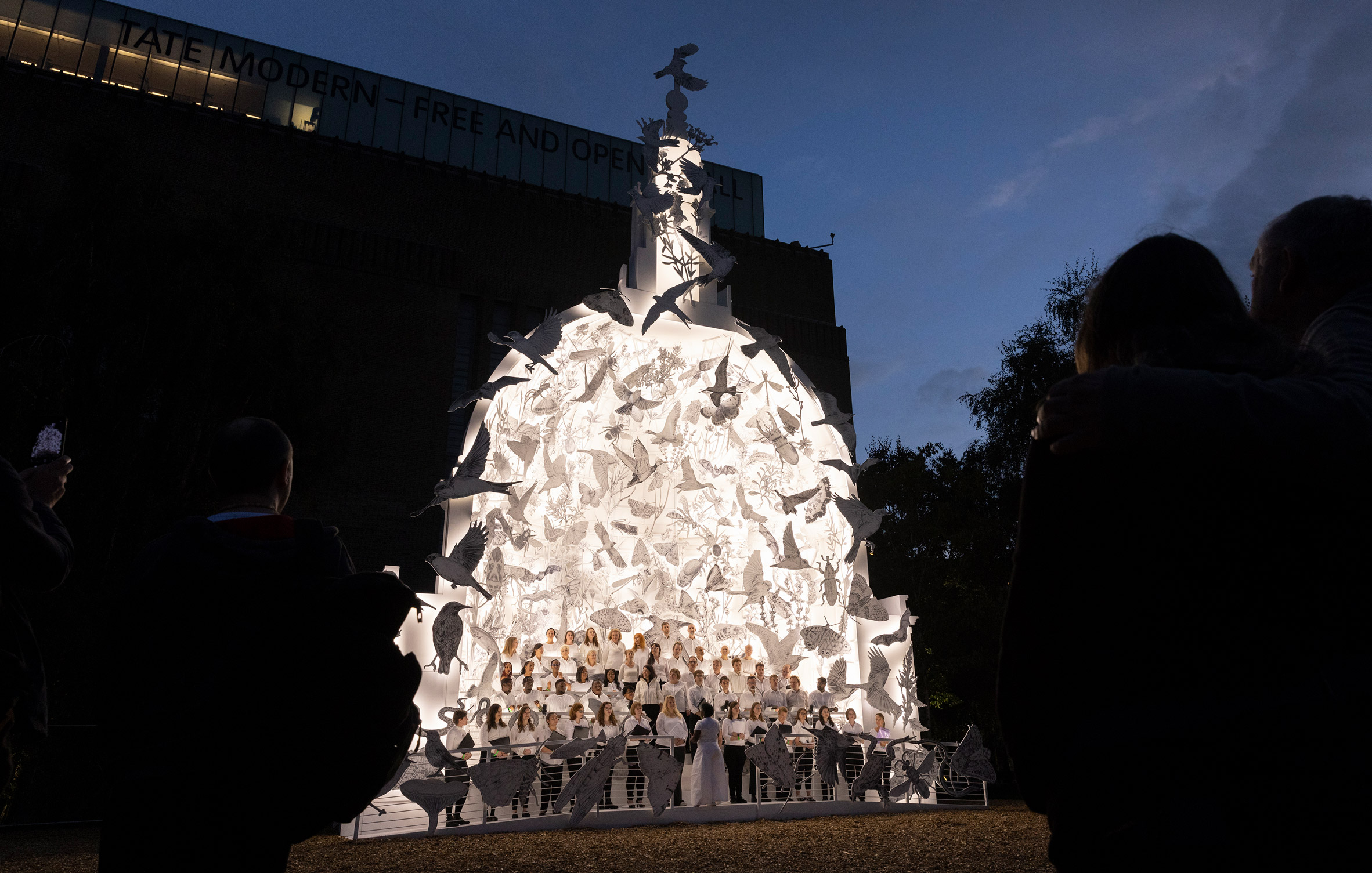 Es Devlin unveils cathedral-like sculpture to highlight London's endangered  species