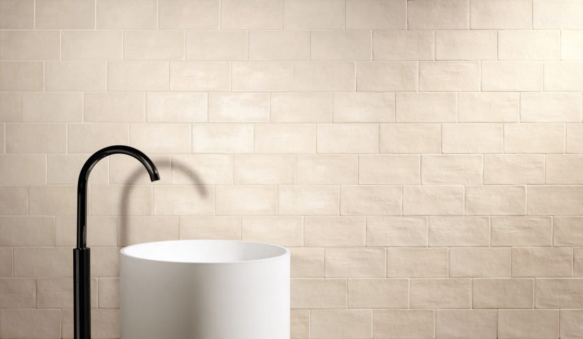 Fika wall tiles by Natucer in white