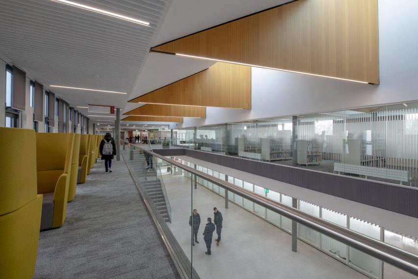 Interior of Scottish college by Reiach and Hall Architects