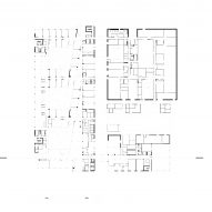 Floor plan of Forth Valley College by Reiach and Hall Architects