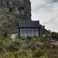 Steel and timber cladding helps remote hiking shelters blend in with Australian landscapes