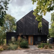 HAPA Architects clads South Downs eco-home in charred timber