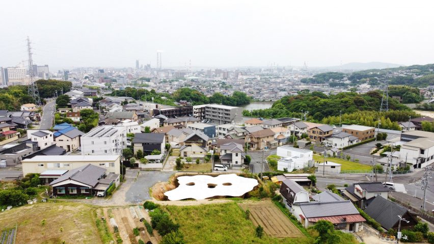 Underground house and restaurant designed by architect Junya Ishigami