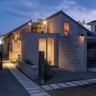 Exterior of house in Akishima by Office M-SA