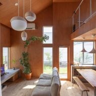 Interior of house in Akishima by Office M-SA