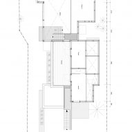 First floor plan of house in Akishima by Office M-SA