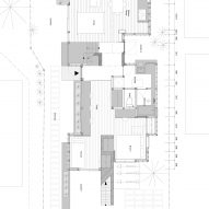 Ground floor plan of house in Akishima by Office M-SA