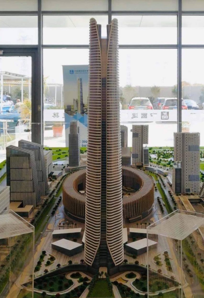 Maquette of Iconic Tower