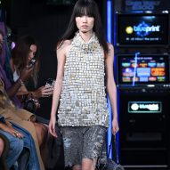 JW Anderson fashion show in video-game arcade features clothing made from computer keys