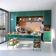 Emil Eve Architects designs small kitchen with space-saving Neff appliances that can be easily hidden away