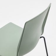 Detail of green chair