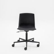 Photograph of black office chair