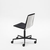 Photograph of black office chair
