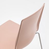 Detail of pink chair