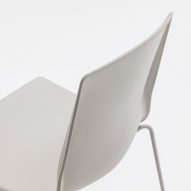 Detail of grey chair