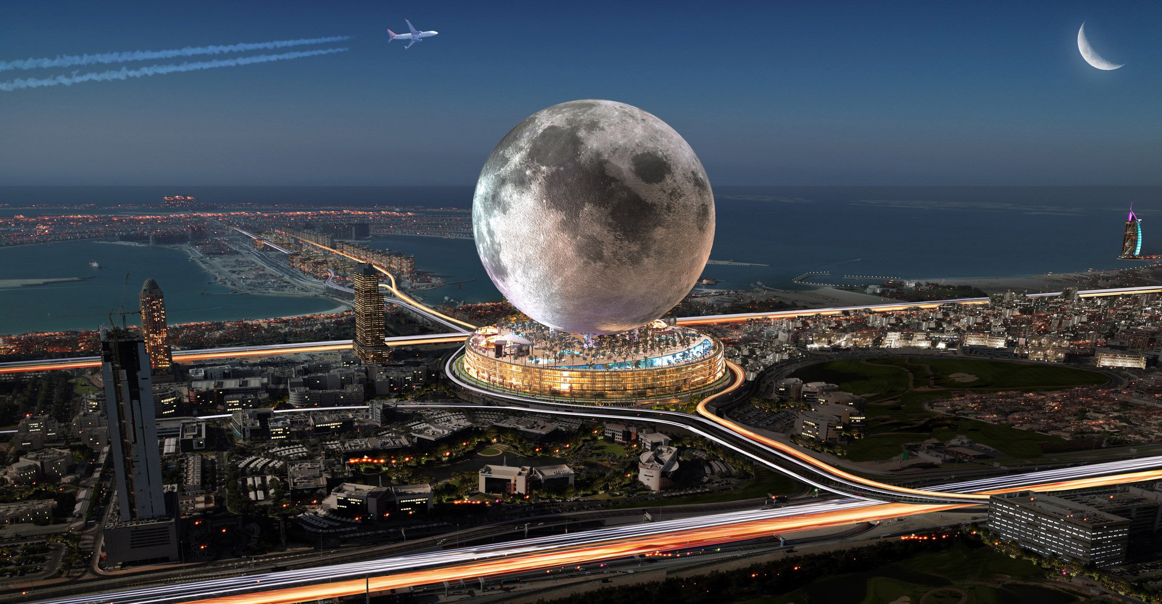 Moon report in Dubai