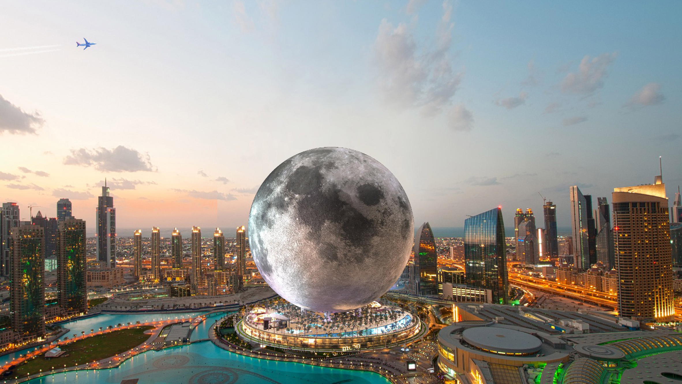 Moon-shaped resorts proposed to provide "space tourism for all"