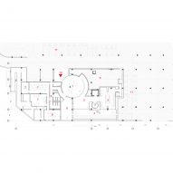 Basement floor plan of The Relic Shelter by Neri&Hu
