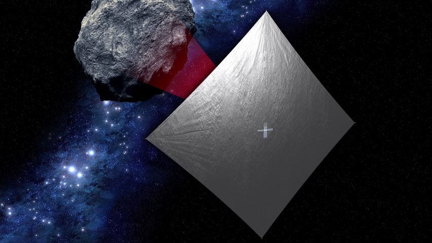 Solar sail by NeXolve for Artemis 1 NEA Scout