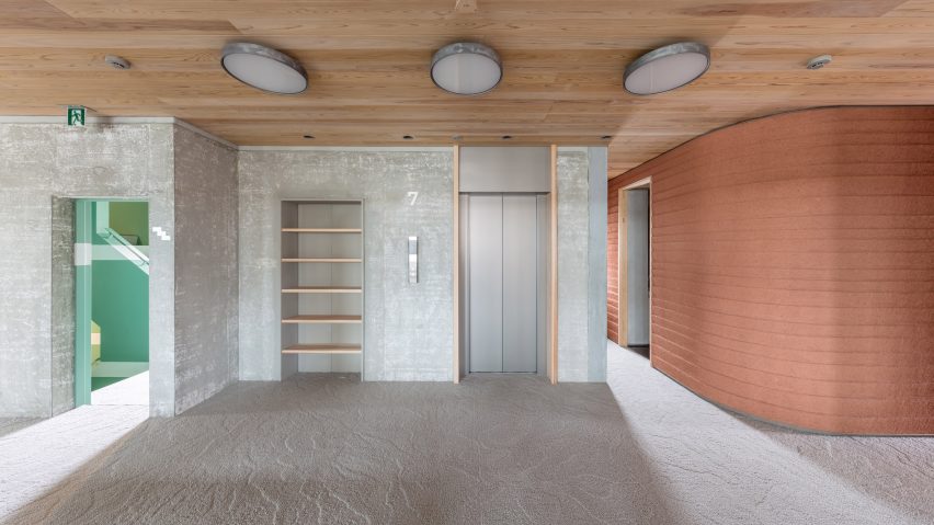 Interior image of the Japanese office that was retrofit by Nori Architects