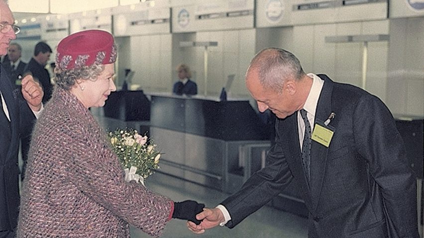 Norman Foster and the Queen